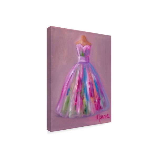 Marnie Bourque 'Waiting To Be Worn Pinkblue' Canvas Art,18x24